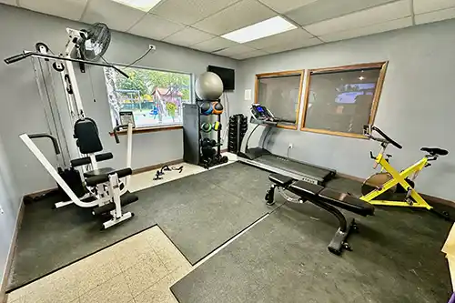 A picture of our fitness room at Granite Peak RV Resort